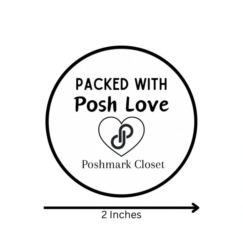 100 Thank You Stickers Packed With Posh Love
